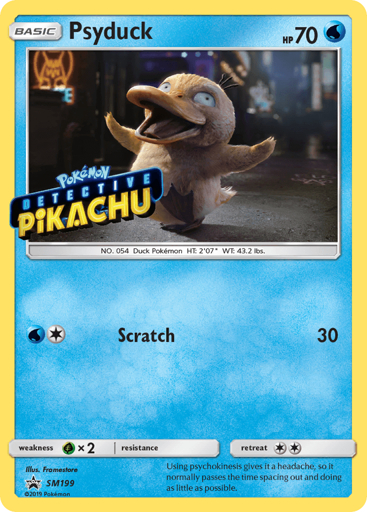 Psyduck card in English