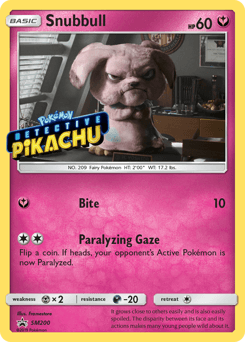 Snubbull card in English
