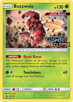 Buzzwole card in English