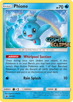 Phione card in English