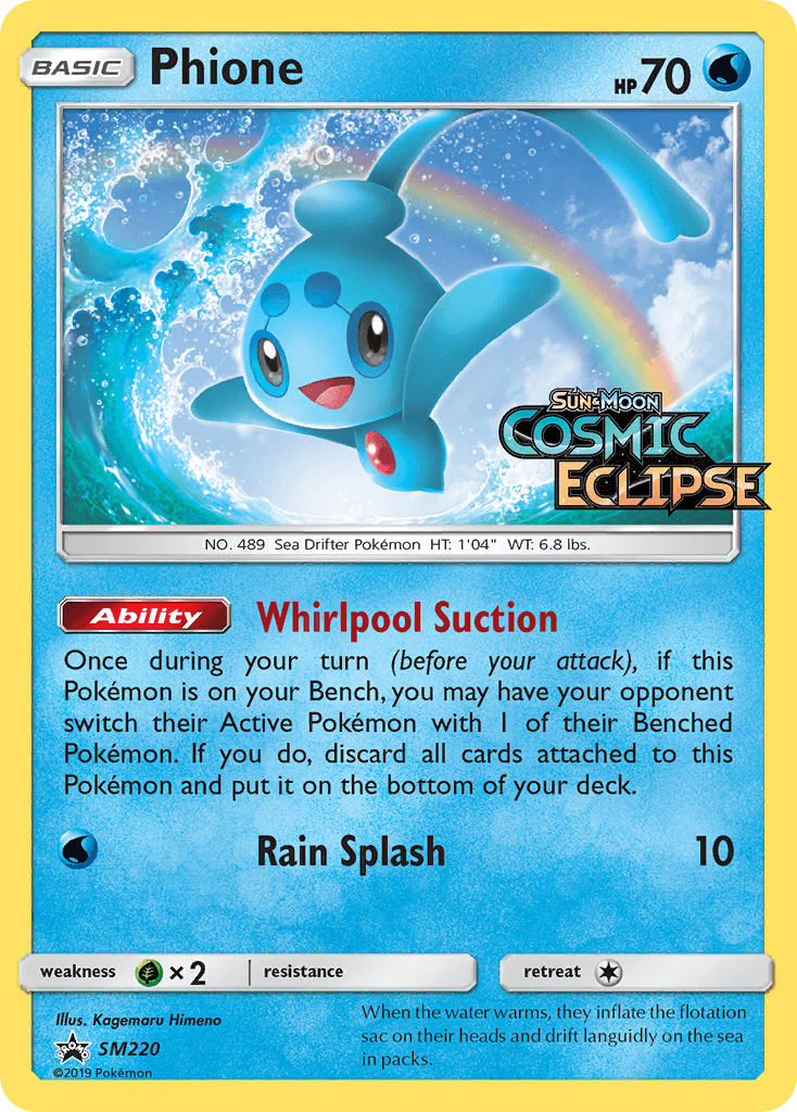 Phione card in English