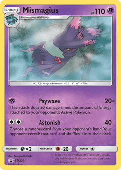 Mismagius card in English