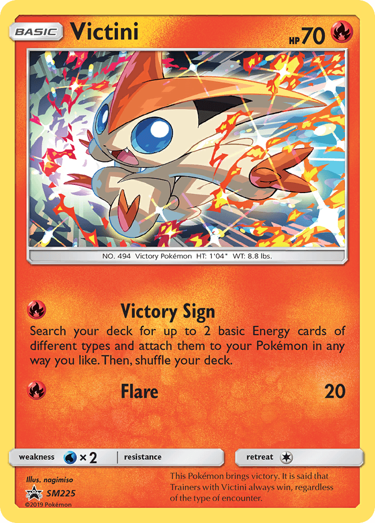 Victini card in English