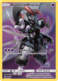 Armored Mewtwo card in English