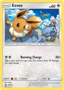 Eevee card in English