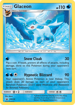 Glaceon card in English