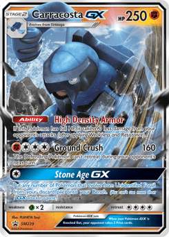 Carracosta GX card in English