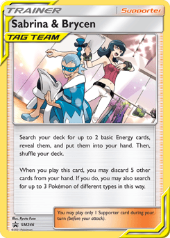Sabrina & Brycen card in English