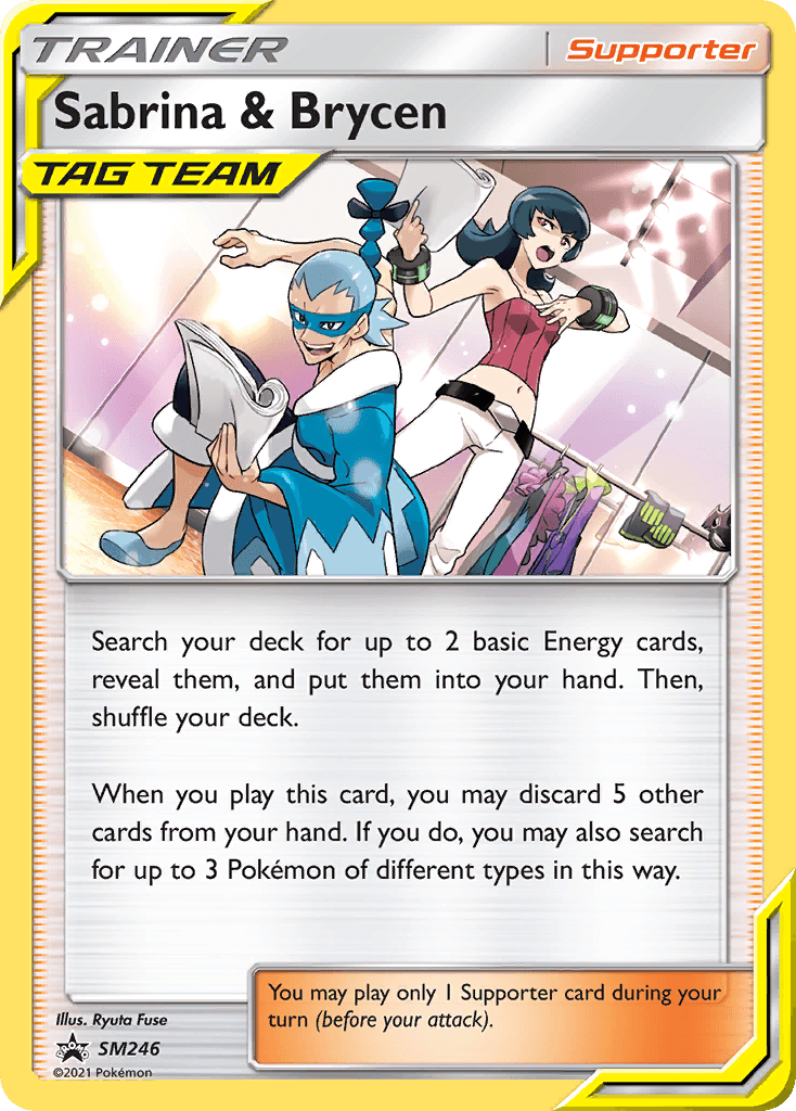 Sabrina & Brycen card in English