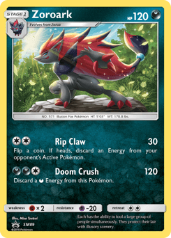 Zoroark card in English
