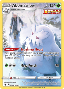 Abomasnow card in English