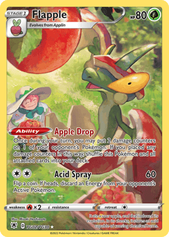 Flapple card in English
