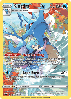 Kingdra card in English