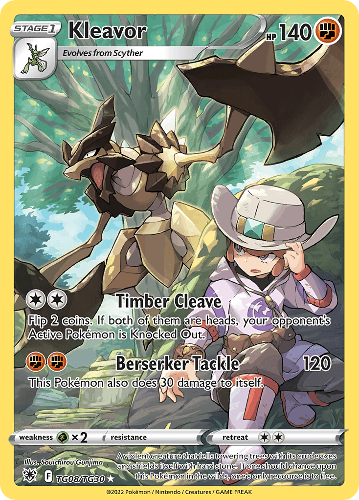 Kleavor card in English