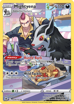 Mightyena card in English