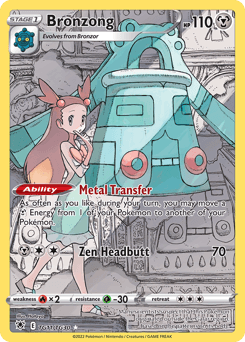 Bronzong card in English