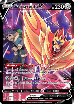 Zamazenta V card in English