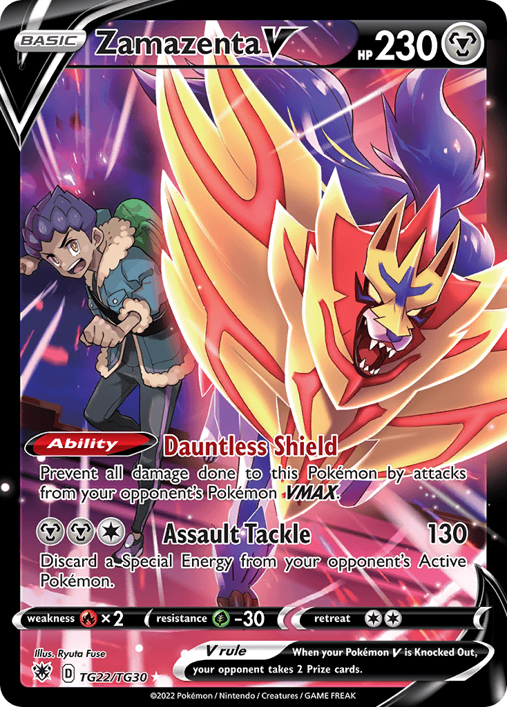 Zamazenta V card in English