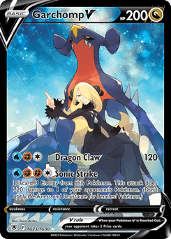 Garchomp V card in English