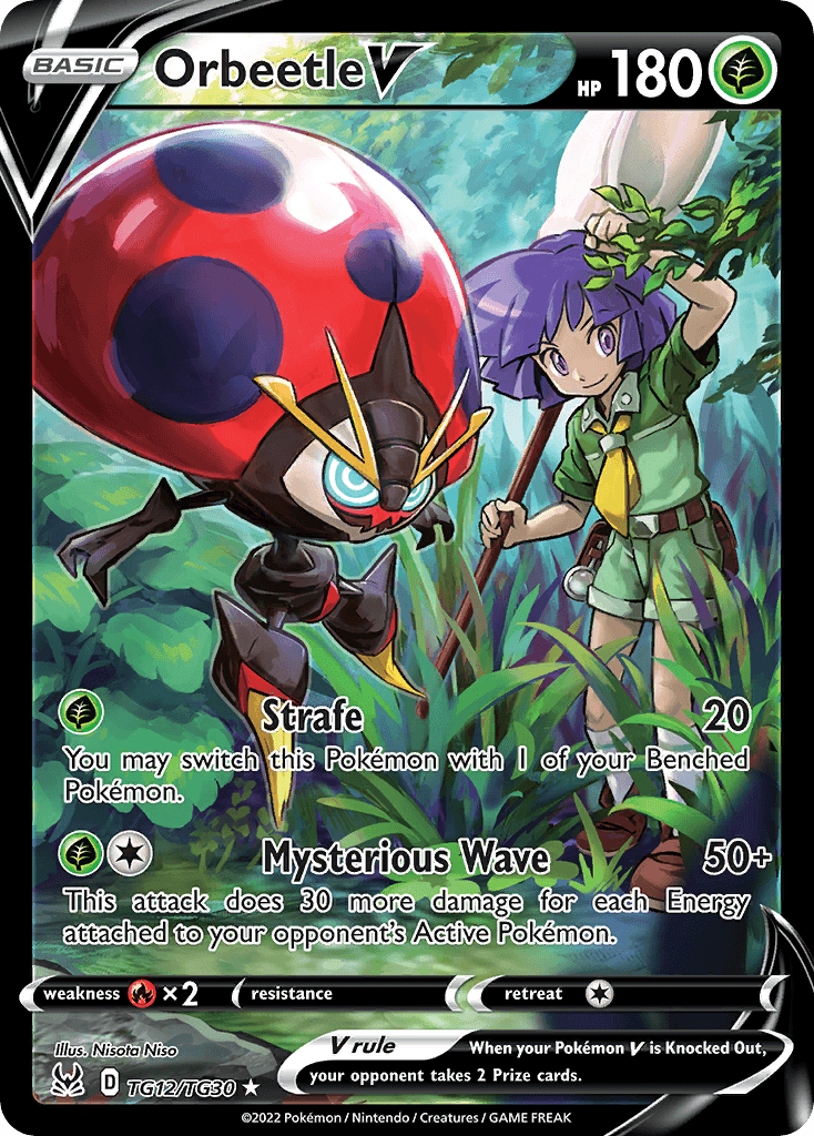 Orbeetle V card in English