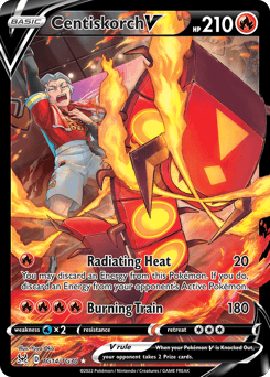 Centiskorch V card in English