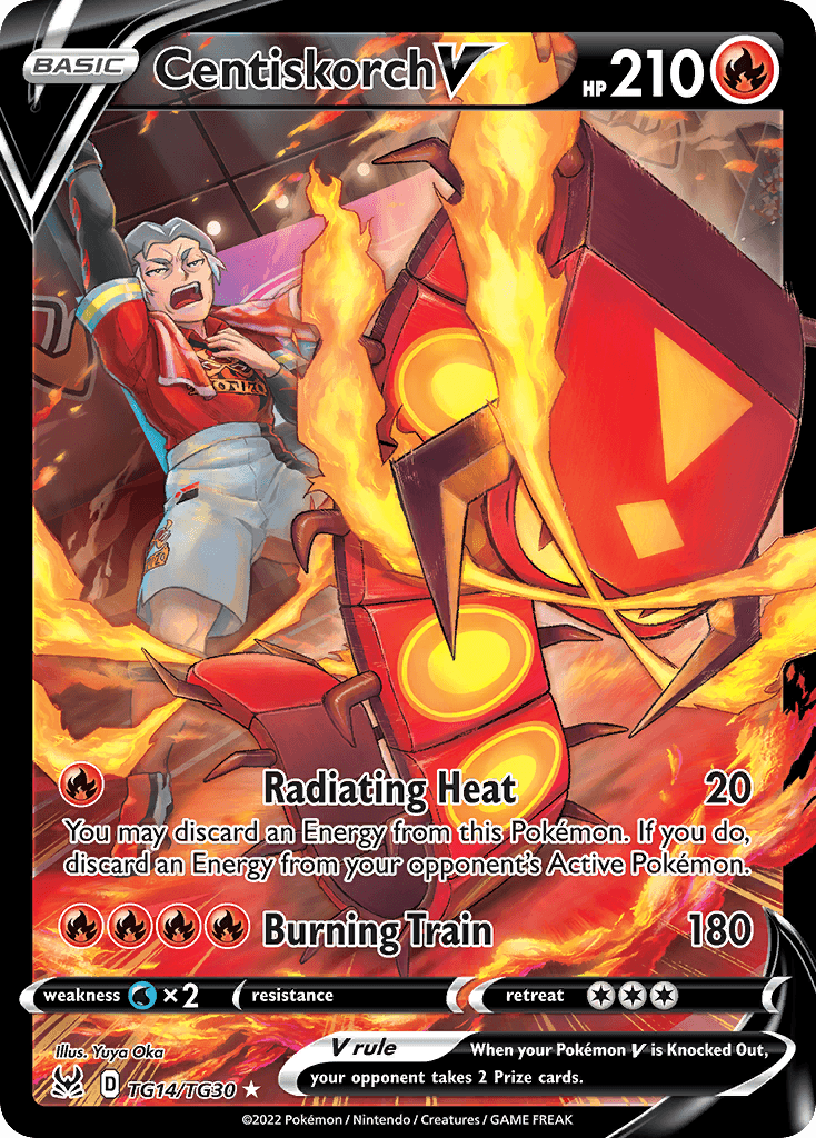 Centiskorch V card in English