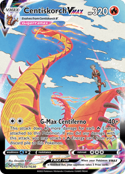 Centiskorch VMAX card in English
