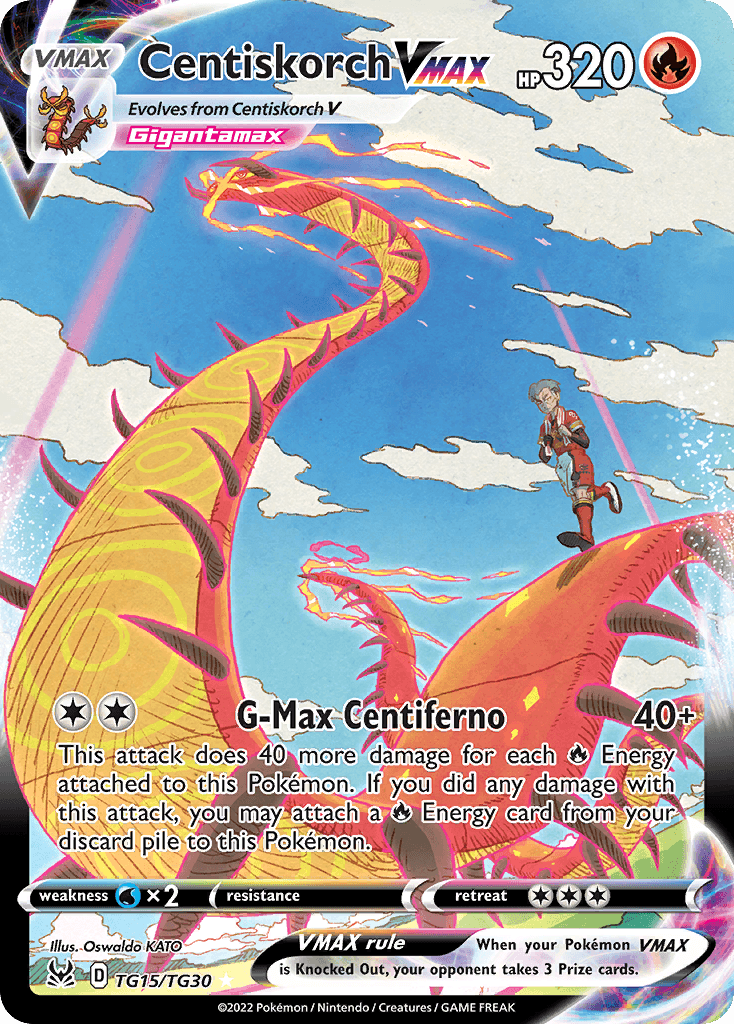 Centiskorch VMAX card in English