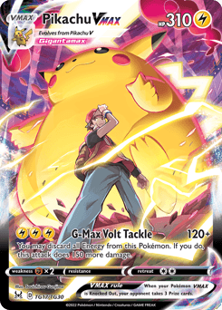 Pikachu VMAX card in English