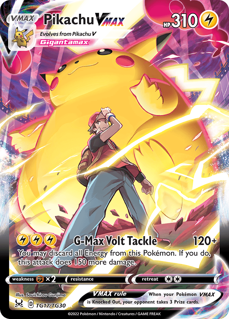 Pikachu VMAX card in English