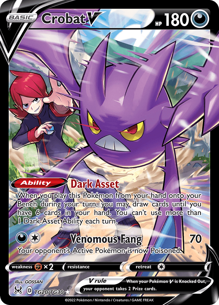 Crobat V card in English