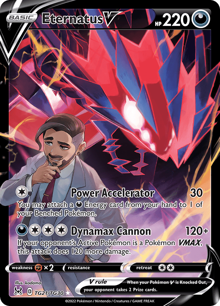 Eternatus V card in English