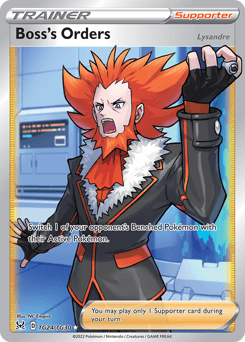 Boss's Orders card in English