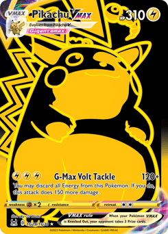 Pikachu VMAX card in English