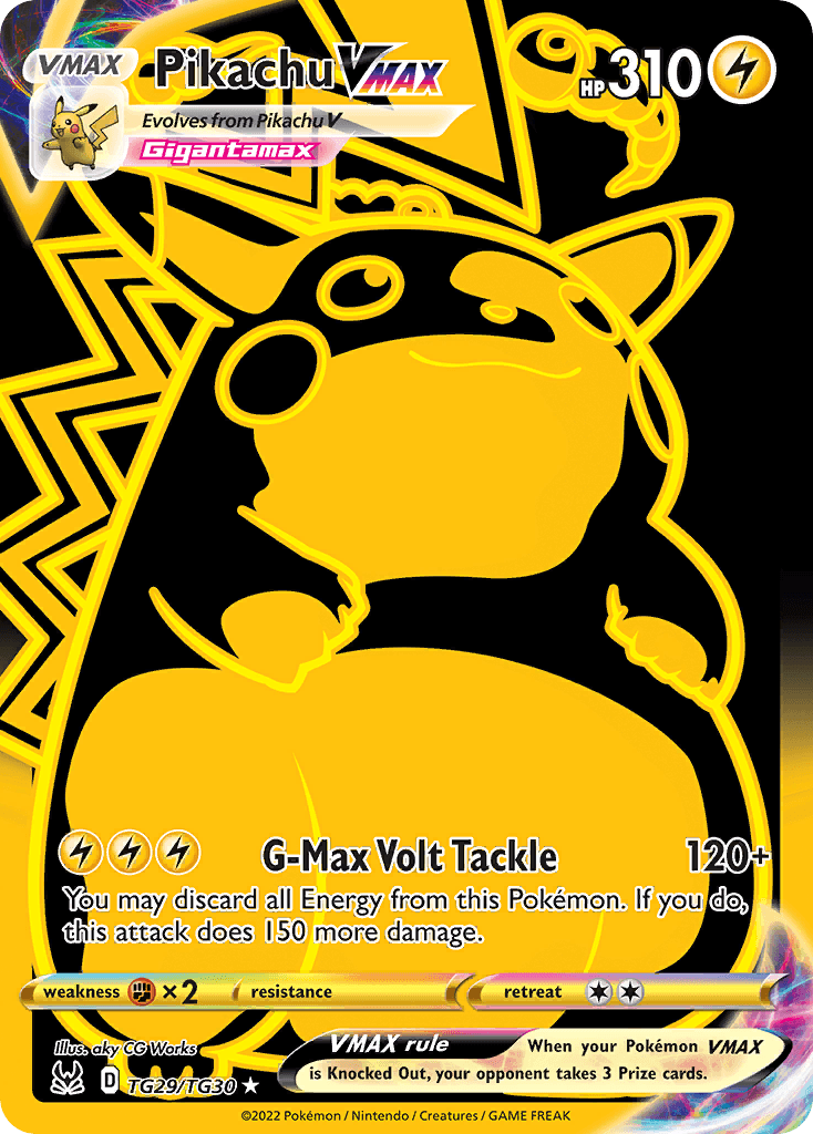 Pikachu VMAX card in English