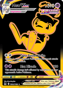 Mew VMAX card in English
