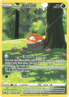 Hisuian Voltorb card in English