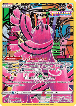 Oricorio card in English