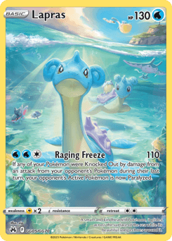 Lapras card in English