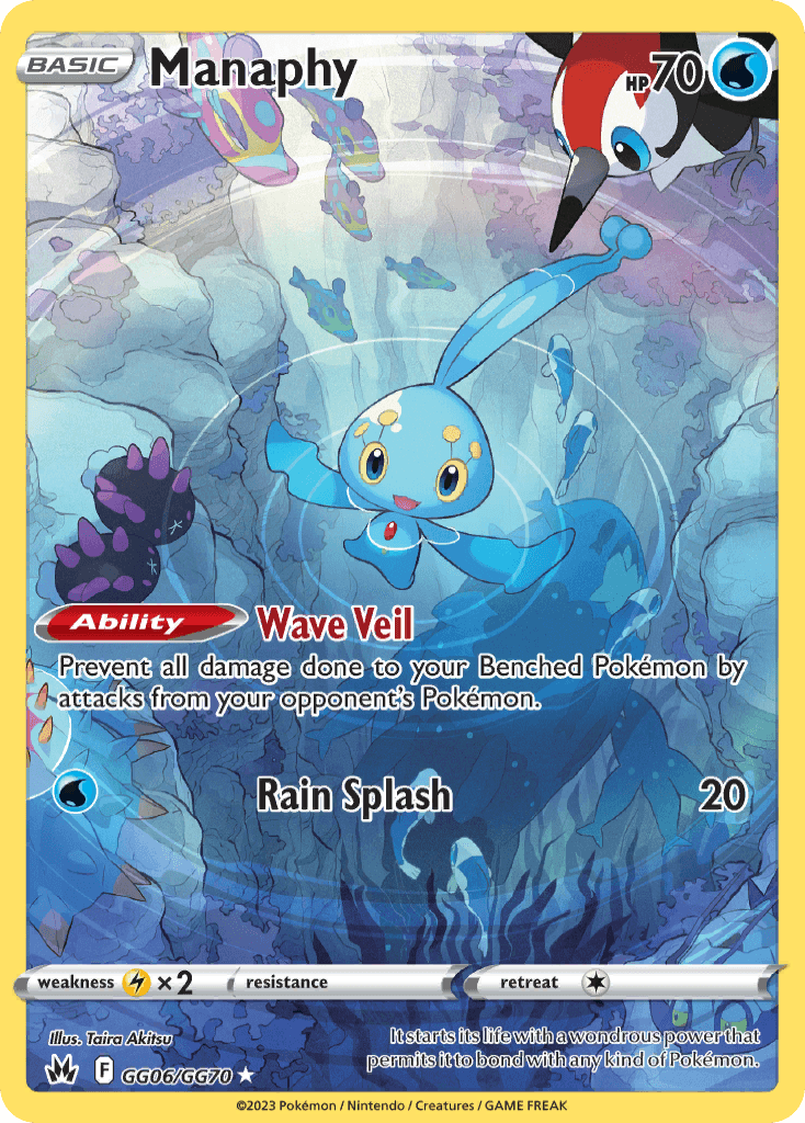 Manaphy card in English
