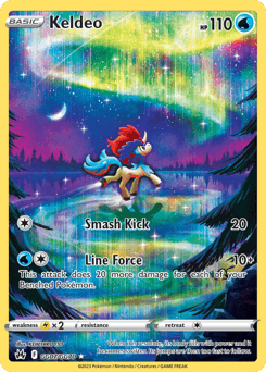 Keldeo card in English