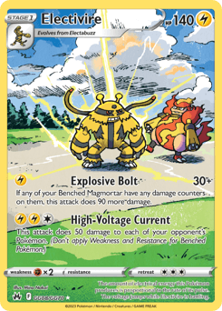 Electivire card in English