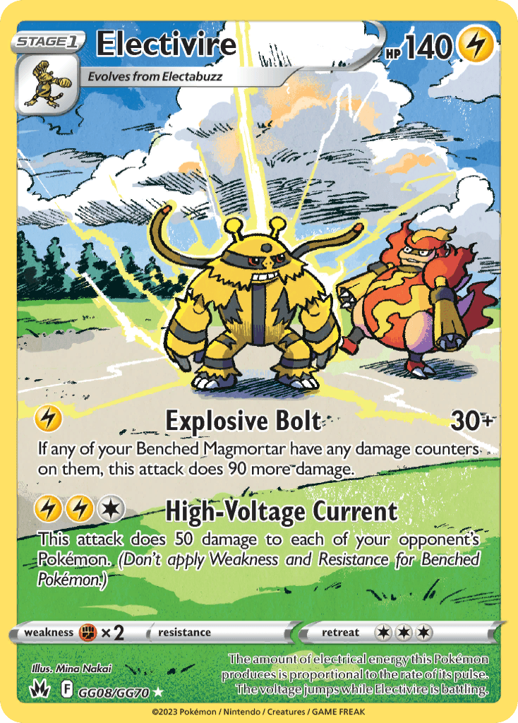 Electivire card in English