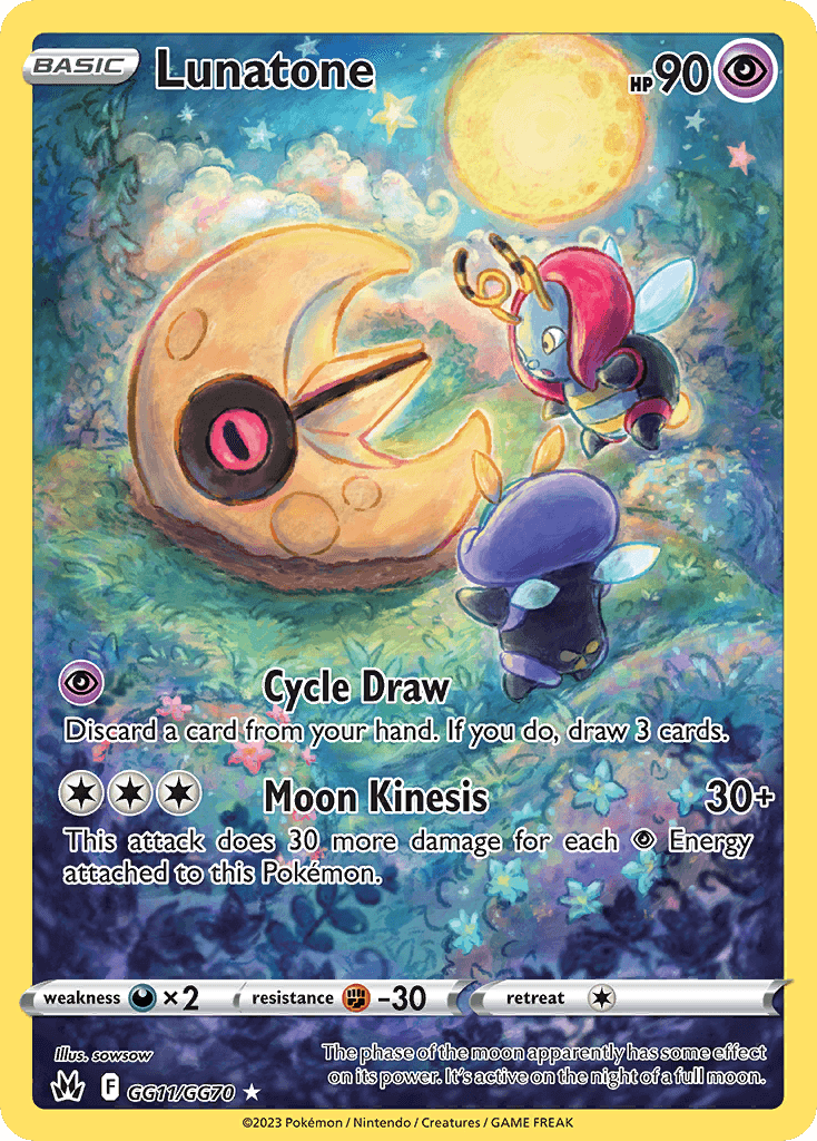 Lunatone card in English
