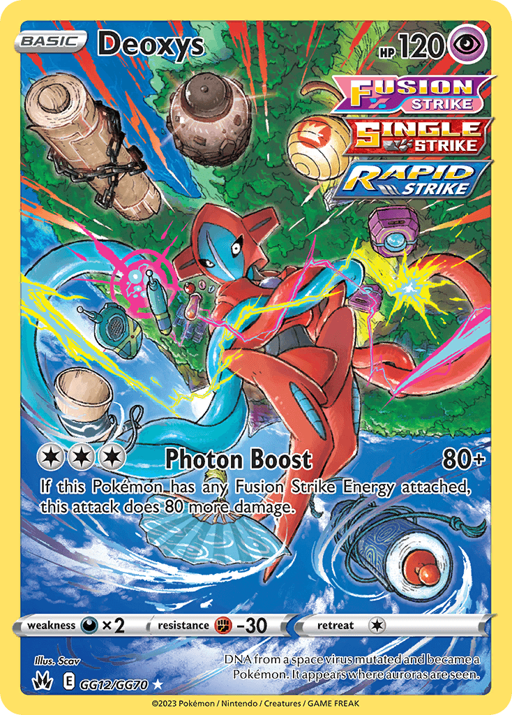 Deoxys card in English