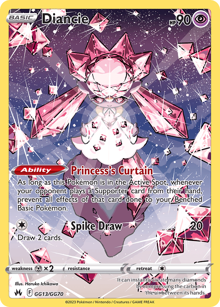 Diancie card in English