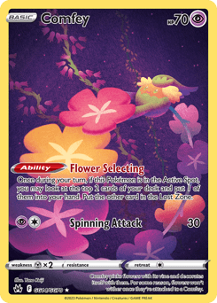 Comfey card in English