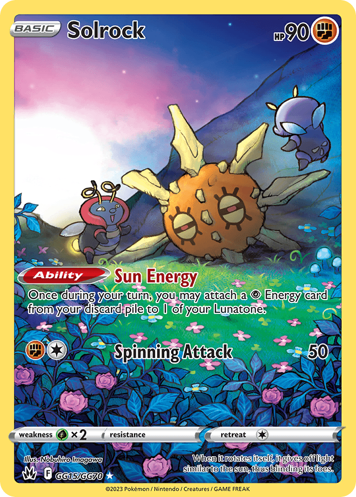 Solrock card in English