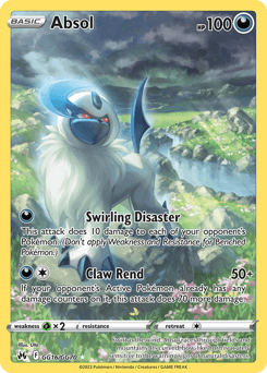 Absol card in English