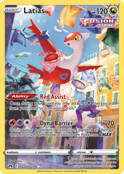Latias card in English